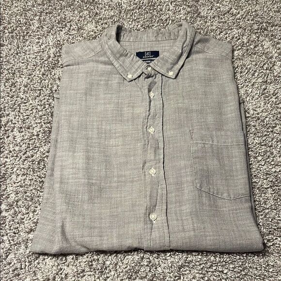George Men's Gray Button Down Shirt - Picture 1 of 4